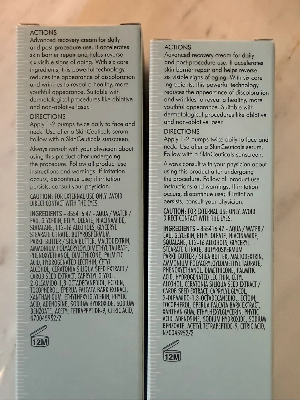 SkinCeuticals Advanced RGN-6 Aesthetic Recovery Cream — pale blue